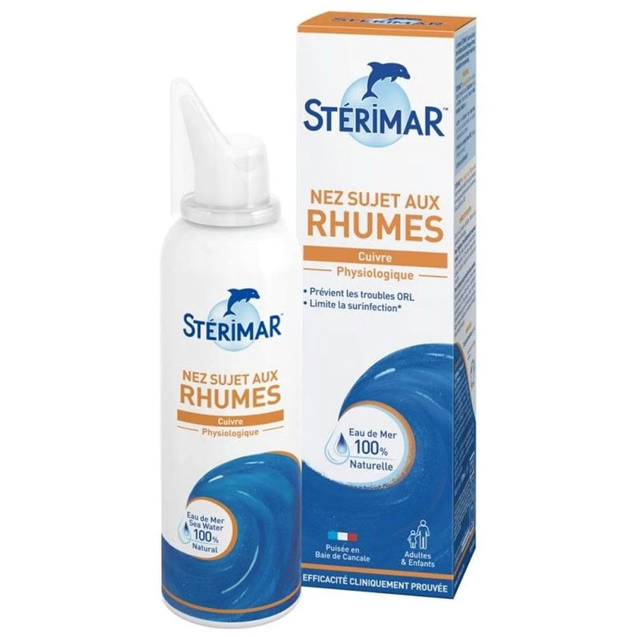 Sterimar Copper Enriched Nasal Spray for Colds Cuivre 100ml