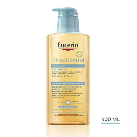 Eucerin Atopicontrol Bad- en Doucheolie voor Droge Atopische Huid 400 ml