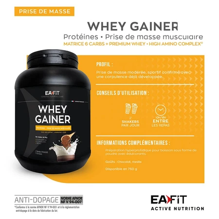 Eafit Wei-eiwitsupplement 750 g
