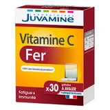 Juvamine Vitamin C Eisen Müdigkeit und Immunsystem 30 Kapseln