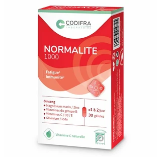 Codifra Normalite 1000 Vermoeidheid en Immuunsysteem 30 Gels