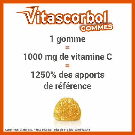 Vitascorbol Vitamins C 1000mg 30 gum