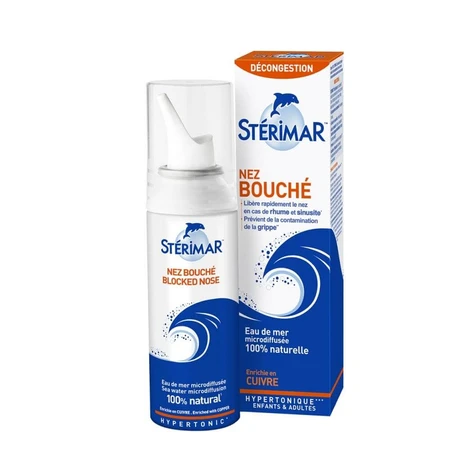 Sterimar Hypertonic Nose and Mouth Spray Enriched with Copper Children and Adults 100ml