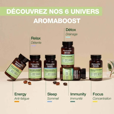 Pranarôm Aromaboost Focus 60 Capsules