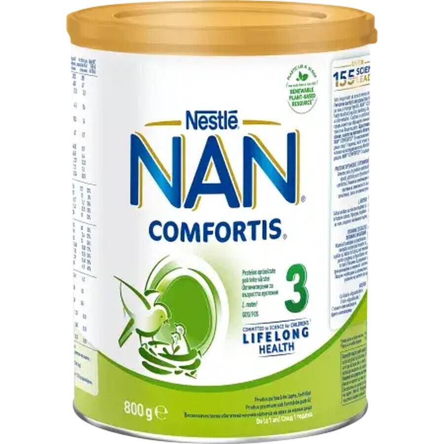 Nan 3 Comfortis opvolgmelk, 1-2 jaar, 800 g, Nestle Beoordelingen