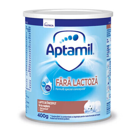 Lactose-Free starter milk formula, 400 g, Aptamil