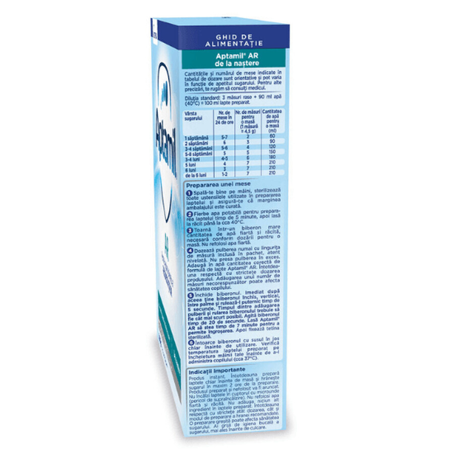 Lait maternisé à partir de la naissance AR, 300 g, Aptamil