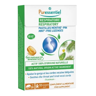 Puressentiel Breathing Throat Tablets Pine Mint x20