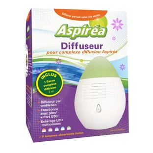 Aspirea Diffuser voor Diffusie Complex + 1 flesje 5ml