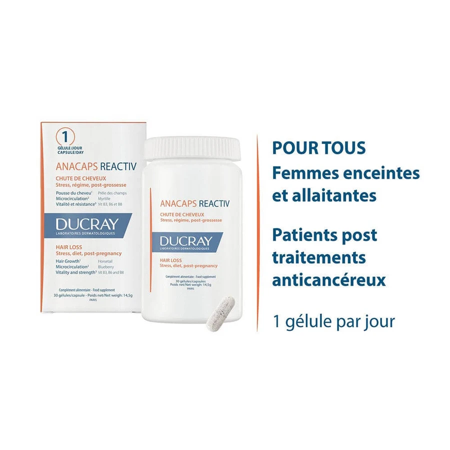 Ducray Anacaps Reactiv haaruitval 30 capsules