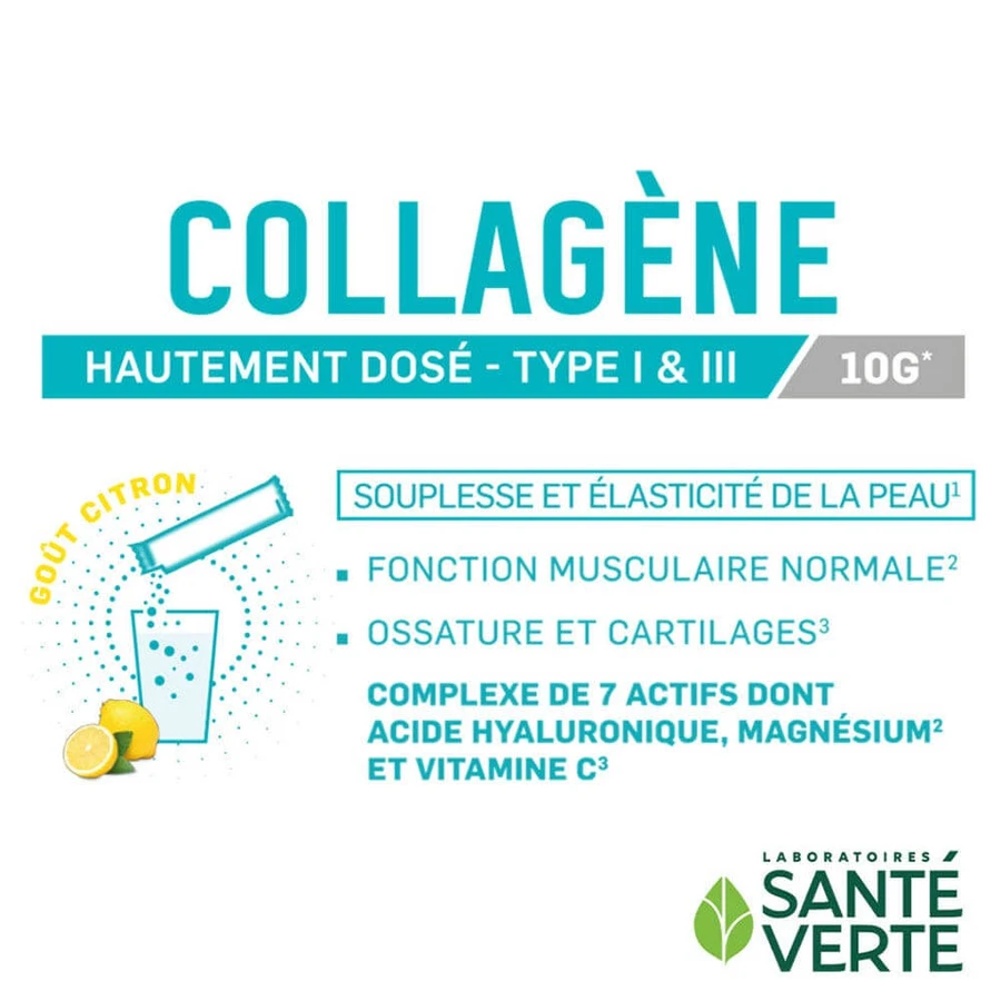 Sante Verte Collageen Aroma Citroen 30 sticks