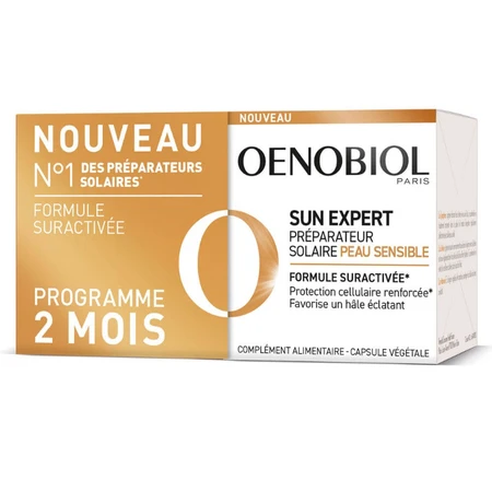 Oenobiol Sun Expert Sun Preparer Sensitive Skin 2x30 Kapseln