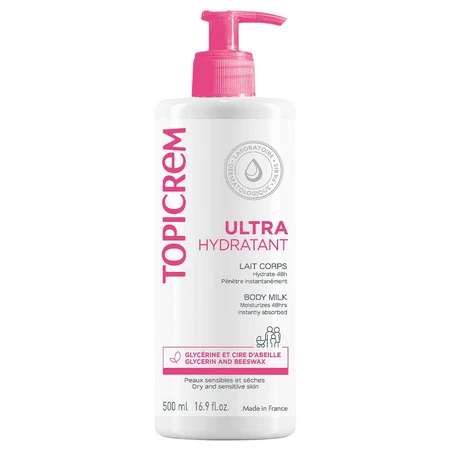 Topicrem Ultra-Hydrating Ultra-Hydrating Body Lotion for Sensitive and Dry Skin Peaux Sensibles Et Seches 1L: ceny i cechy