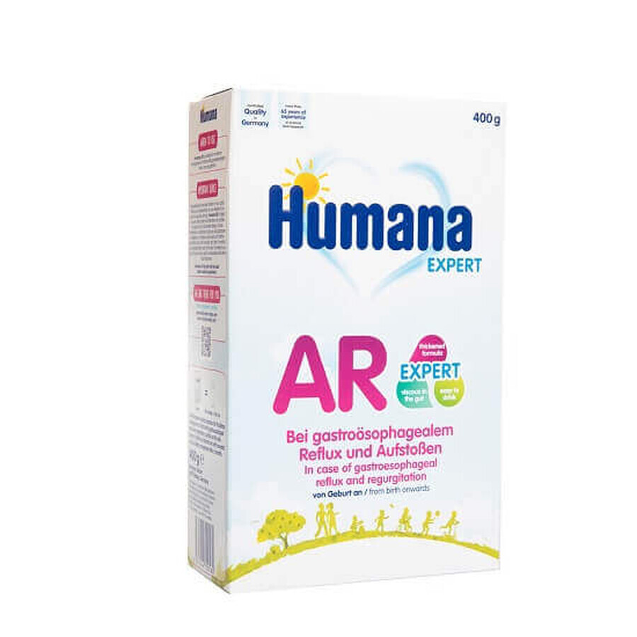 Formula de lapte praf AR, +0 luni, 400 g, Humana