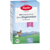 Ziegenmilchpulver Formel 1 Bio Lactana, 400 g, Topfer