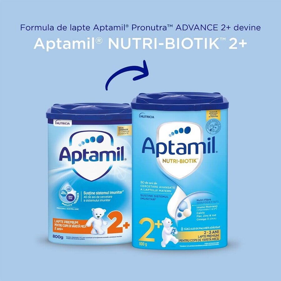 Nutri melkpoeder - Biotik 2+, 2-3 jaar, 800 g, Aptamil