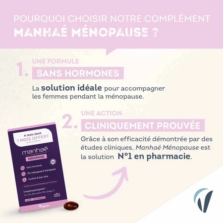 Manhaé Menopausia sin hormonas 120 cápsulas