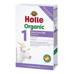 Latte di capra in polvere Organic 1, +0 mesi, 400 g, Holle Baby Food