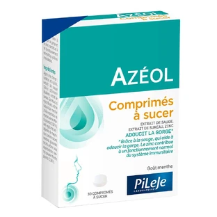 Pileje Azéol Lutschtabletten Azeol X30 mit Minzgeschmack Goût Menthe x30