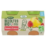 Blédina Fruitconserven Les Recoltes Bio Vanaf 6 maanden 2x130g