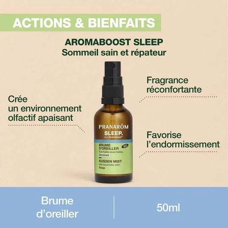 Pranarôm Aromaboost Bruma de Almohada Bio para Dormir 50ml