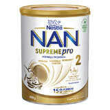 Formulă de lapte praf Nan 2 Supreme Pro, 800 gr, Nestlé