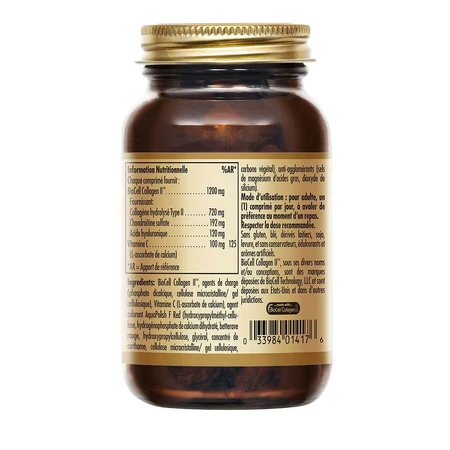 Solgar Colagen Acide Hyaluronique Complexe Beauté Peau 30 Comprimés