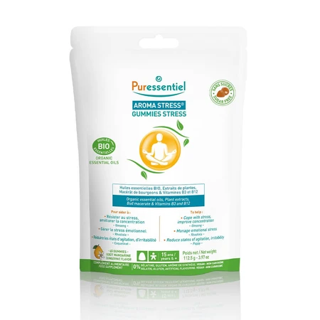 Puressentiel Aroma Stress Gummies With Organic Essential Oils x45