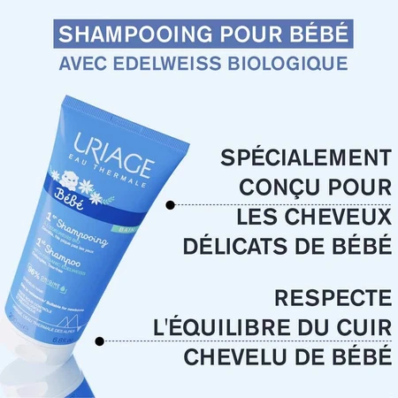 Uriage Bébé 1st Extra-Delicate Shampoo - Uriage Bebe 200ml