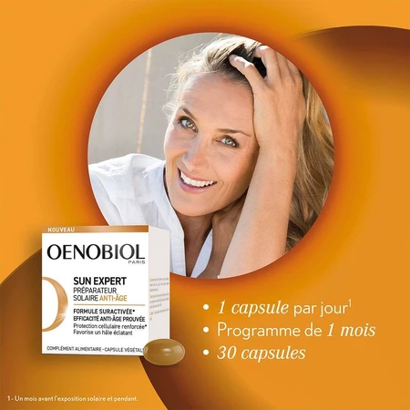 Oenobiol Sun Expert Anti-Ageing Sonnenschutz 30 Kapseln