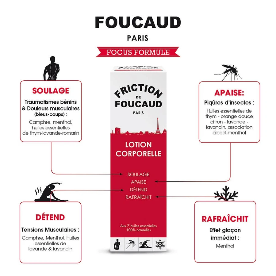 Foucaud Körperlotion mit 7 ätherischen Ölen 500ml
