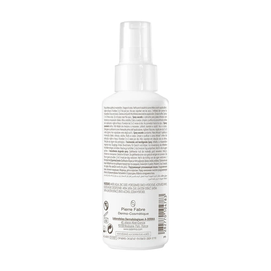 A-Derma Cytelium Soothing Absorbent Spray Face and Body 100ml