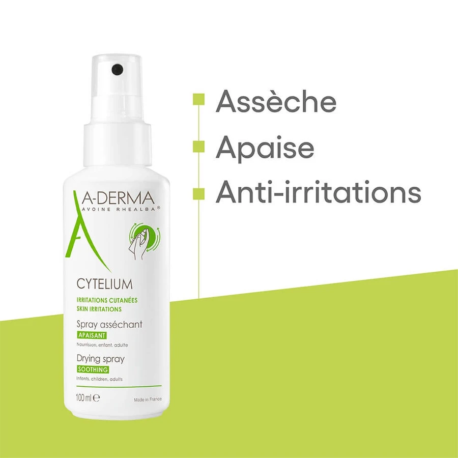 A-Derma Cytelium Soothing Absorbent Spray Face and Body 100ml