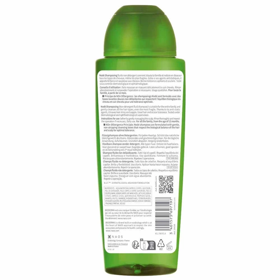 Bioderma Node Non-Delipidizing Fluid Shampoo 400ml