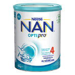 Formula di latte premium Nan 4 Optipro, +2 anni, 800 g, Nestlé