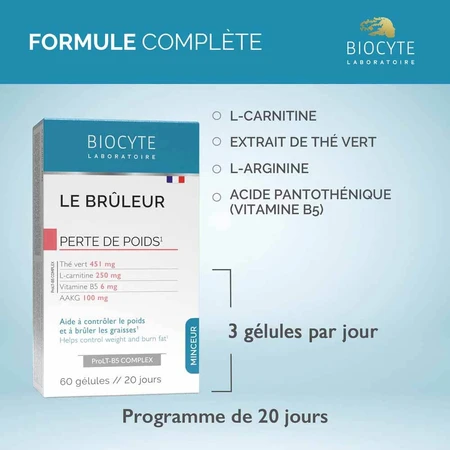 Biocyte Snellente Il bruciatore per la perdita di peso 60 capsule