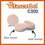 Vitascorbol Vitamine C 500mg Orangengeschmack 24 Kautabletten