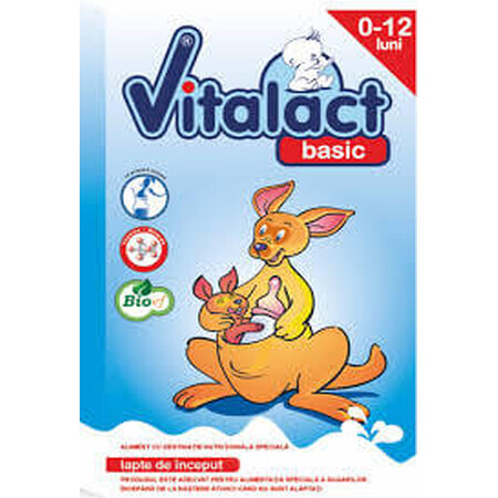 Vitalact Basic lait maternisé, 0-12 mois, 400 g, Bloef