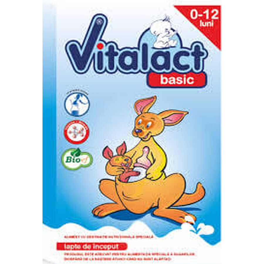 Formula de lapte Vitalact Basic, 0-12 luni, 400 g, Bloef