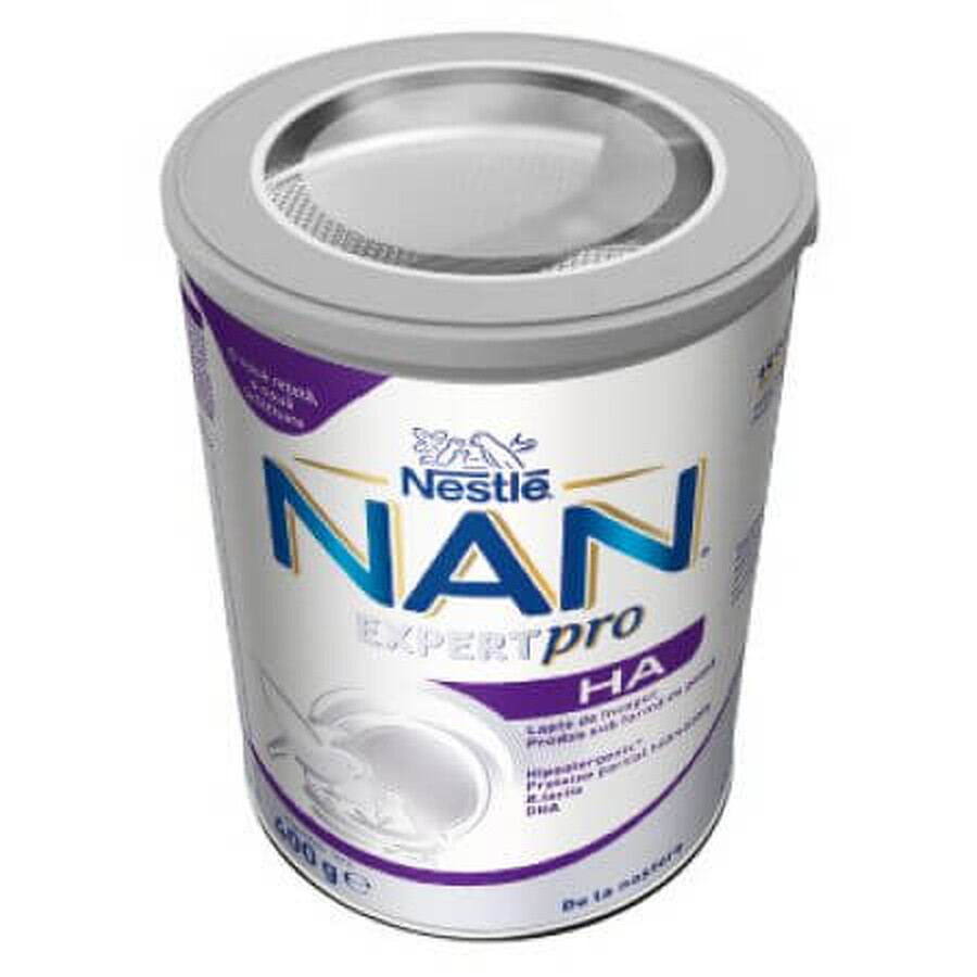 Formulă lapte praf Premium Hipoalergenic Nan HA, +0 luni, 400 g, Nestlé