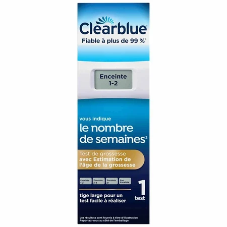 Test digital de sarcină Clearblue cu vârsta estimată a sarcinii 1 test