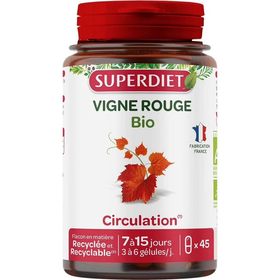 Superdiet Vite rossa biologica 45 capsule