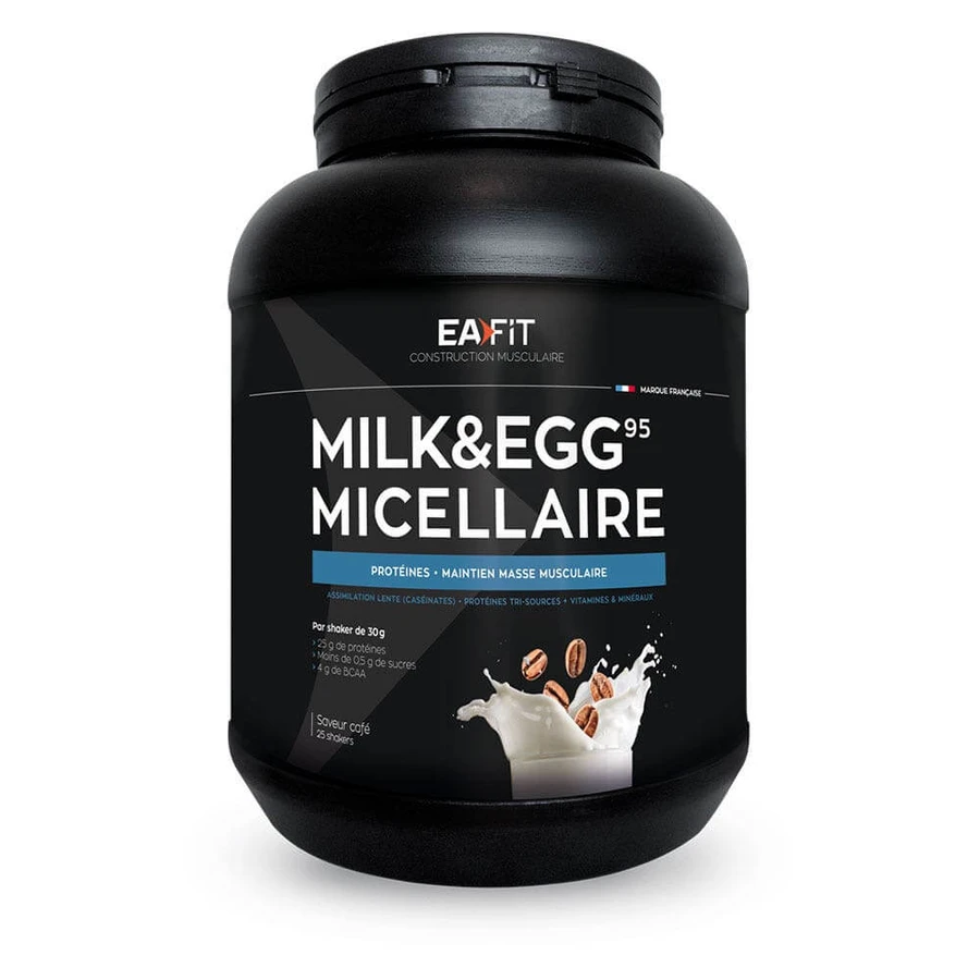 Eafit Mleko i Jaja 2.0 dla rozwoju mięśni 750g: ceny i cechy