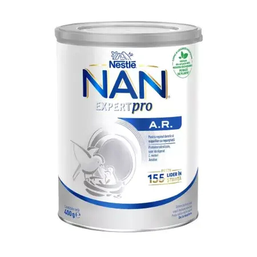 Lait en poudre spécial Nan AR, +0 mois, 400 g, Nestlé