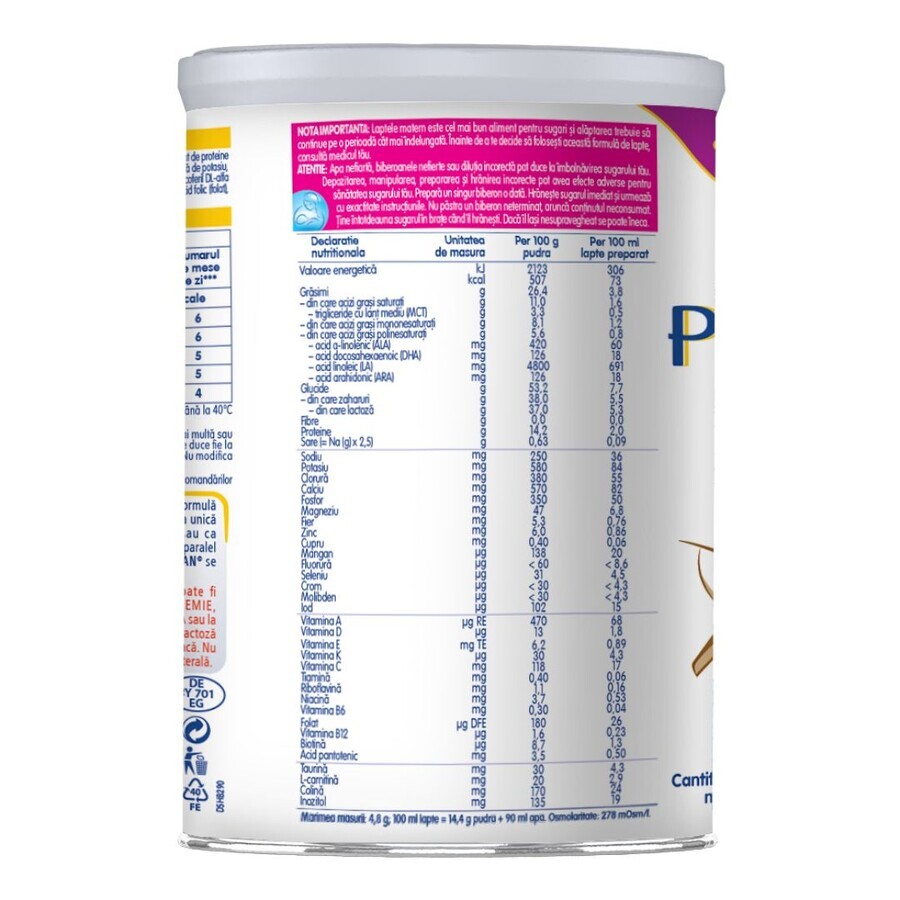 PreNan speciale formule melkpoeder, +0 maanden, 400 g, Nestlé