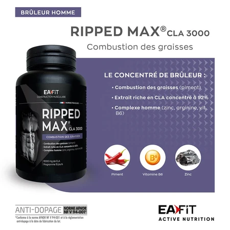 Eafit Ripped Max Cla3000 60 Kapseln