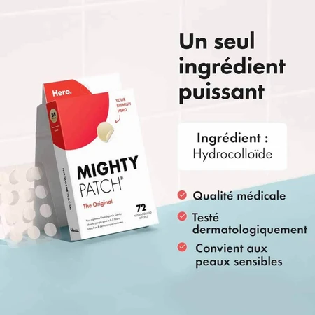 Hero Mighty Patch Anti-Akne-Nachtpflaster l'Original x24