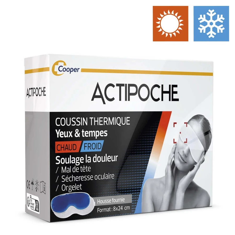 Actipoche Warmtekussen voor ogen en slapen