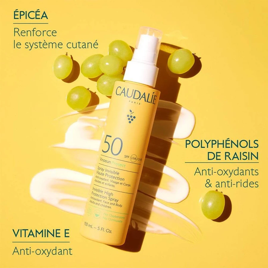 Caudalie Vinosun Sun Spray Spf50 Gesicht und Körper 150ml