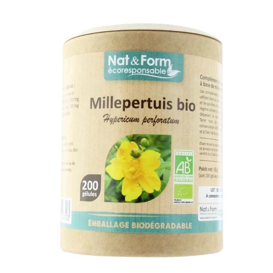 Nat&Form ORGANIC HYPERIC 200 capsules